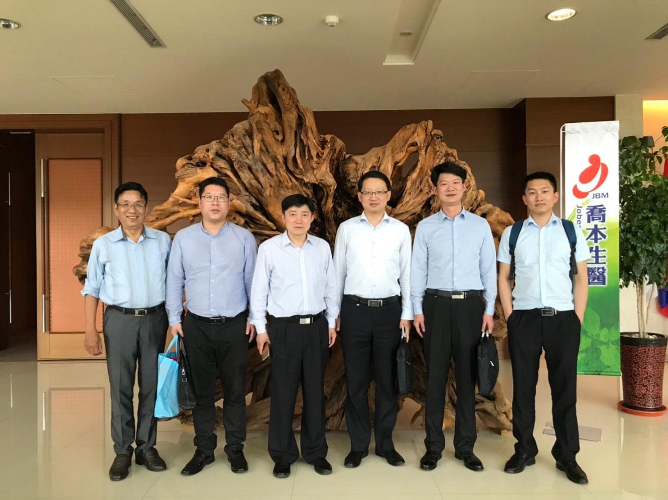 歡迎安徽省合肥市瑤海區招商局蔣局長等一行貴賓蒞臨